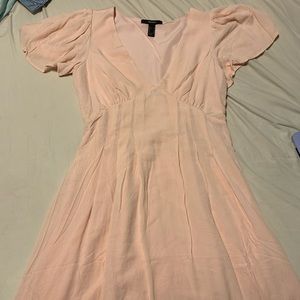 Forever 21 pale pink flowy dress